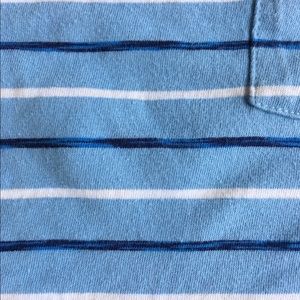 Vans light blue striped pocket tee